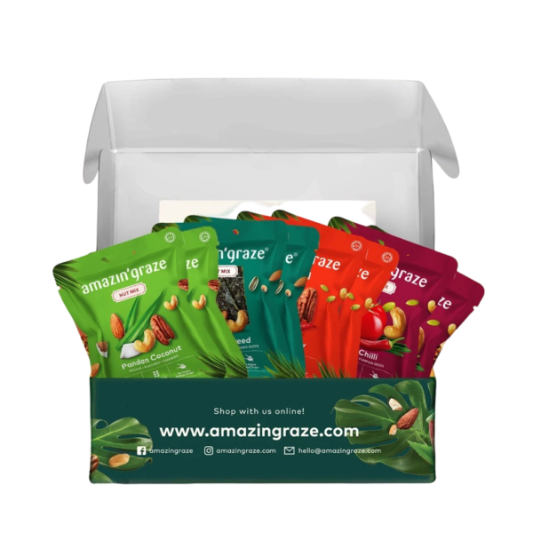 Amazin' Graze Nuts Variety Box (8 x 30g)