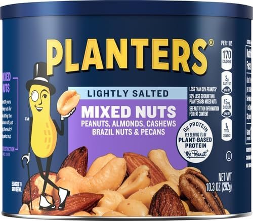 51o7jqdvwrL._AC_ PLANTERS Lightly Salted Mix Nuts