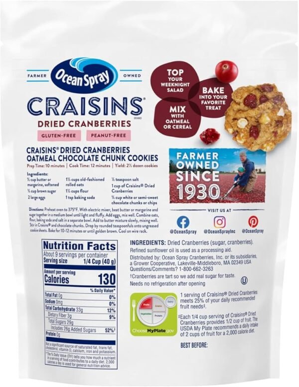 Ocean Spray Craisins Dried Cranberries