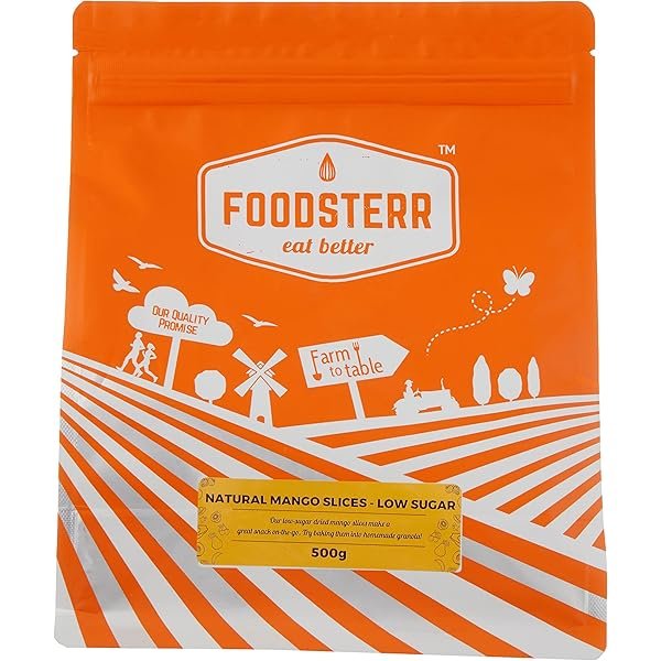 81Dyeu30B0L._AC_UL600_SR600,600_ Foodsterr Natural Mango Slices Xtra Low Sugar