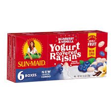 images (52) Sun-Maid Strawberry & Vanilla Yogurt Coated Raisins 6 Pack