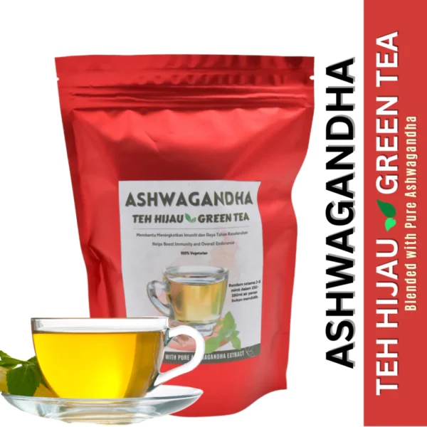 my-11134207-23020-6tuejo198jnv9c.webp Ashwagandha Green Tea Teh Ashwagandha 30 sachets Indian Ginseng Teh Hijau Teh Ashwagandha