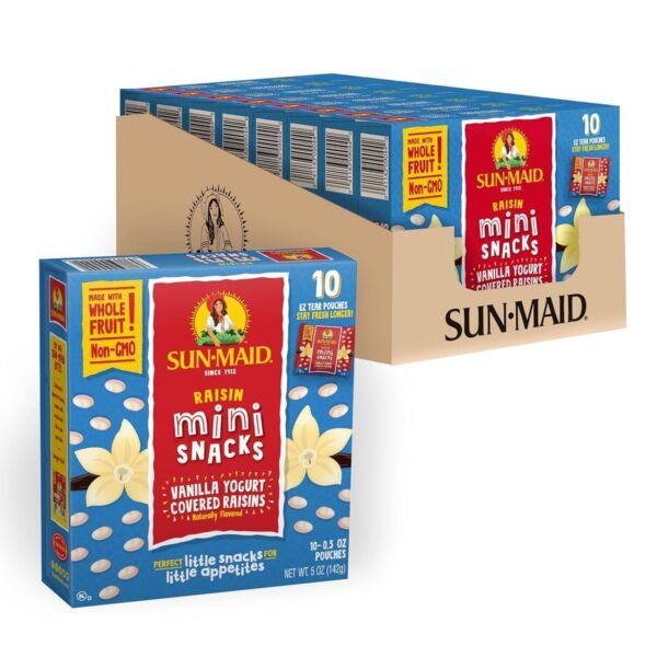 Sun-Maid Vanilla Yogurt Coated Raisins 10 Pack