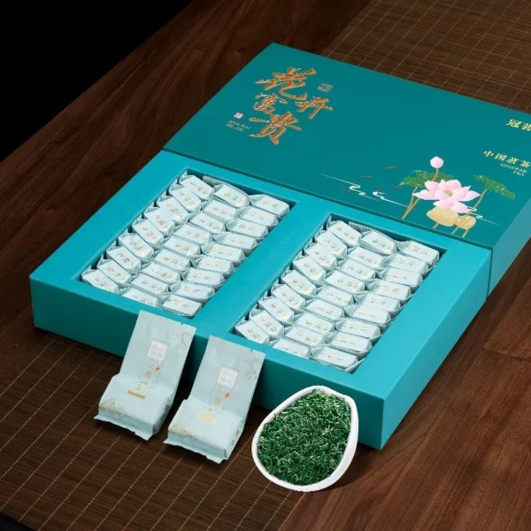 Guan Chun Biluochun Green Tea Alpine Cloud Strong Fragrance Type Independent Sachets Tea Gift Box Gift